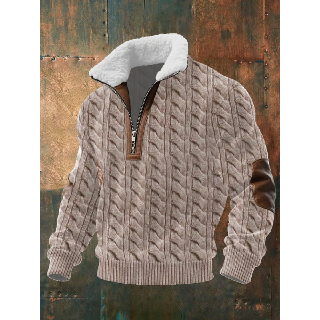 FRANCO MARINO | MAGLIONE CON COLLO ALTO IN POLARE