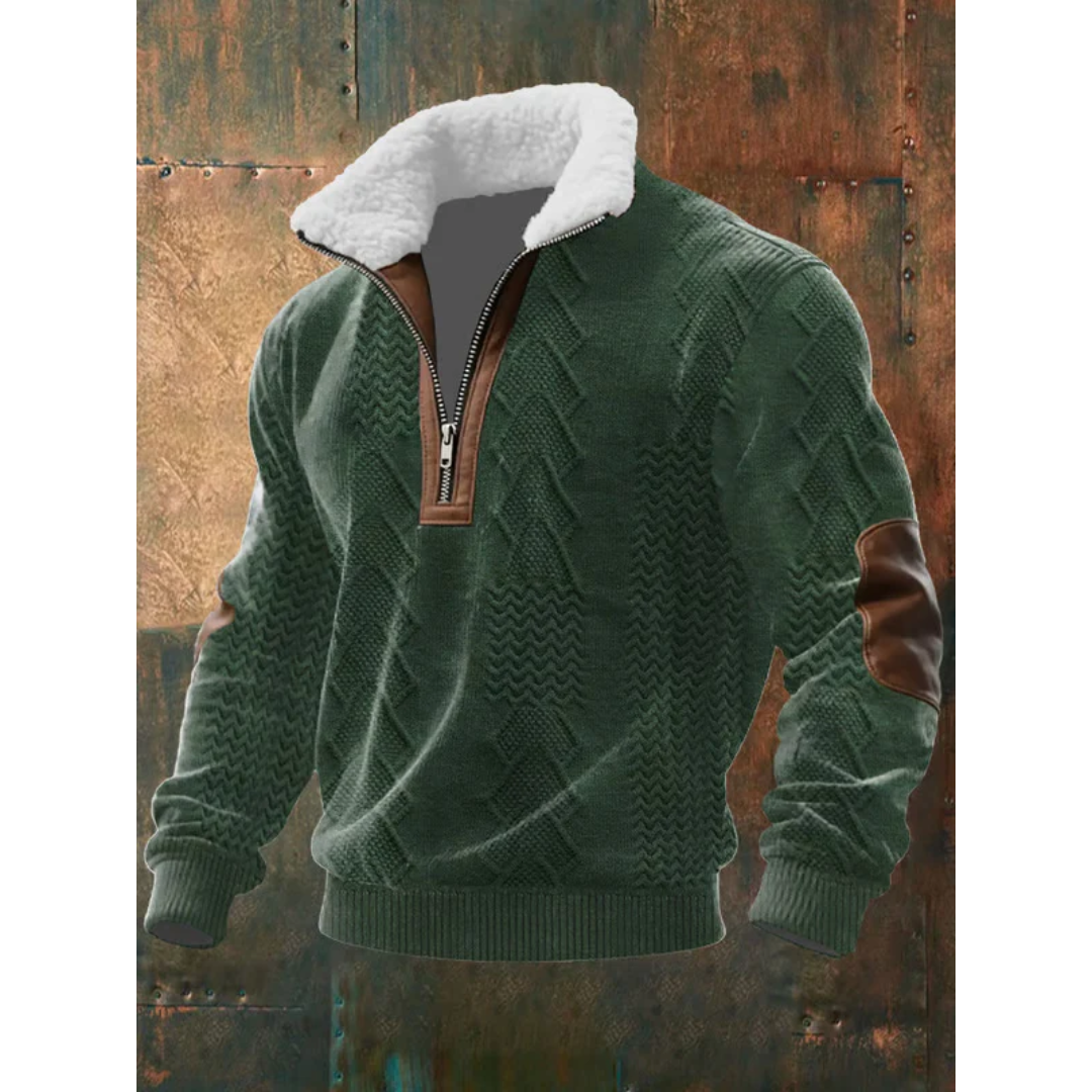FRANCO MARINO | MAGLIONE CON COLLO ALTO IN POLARE