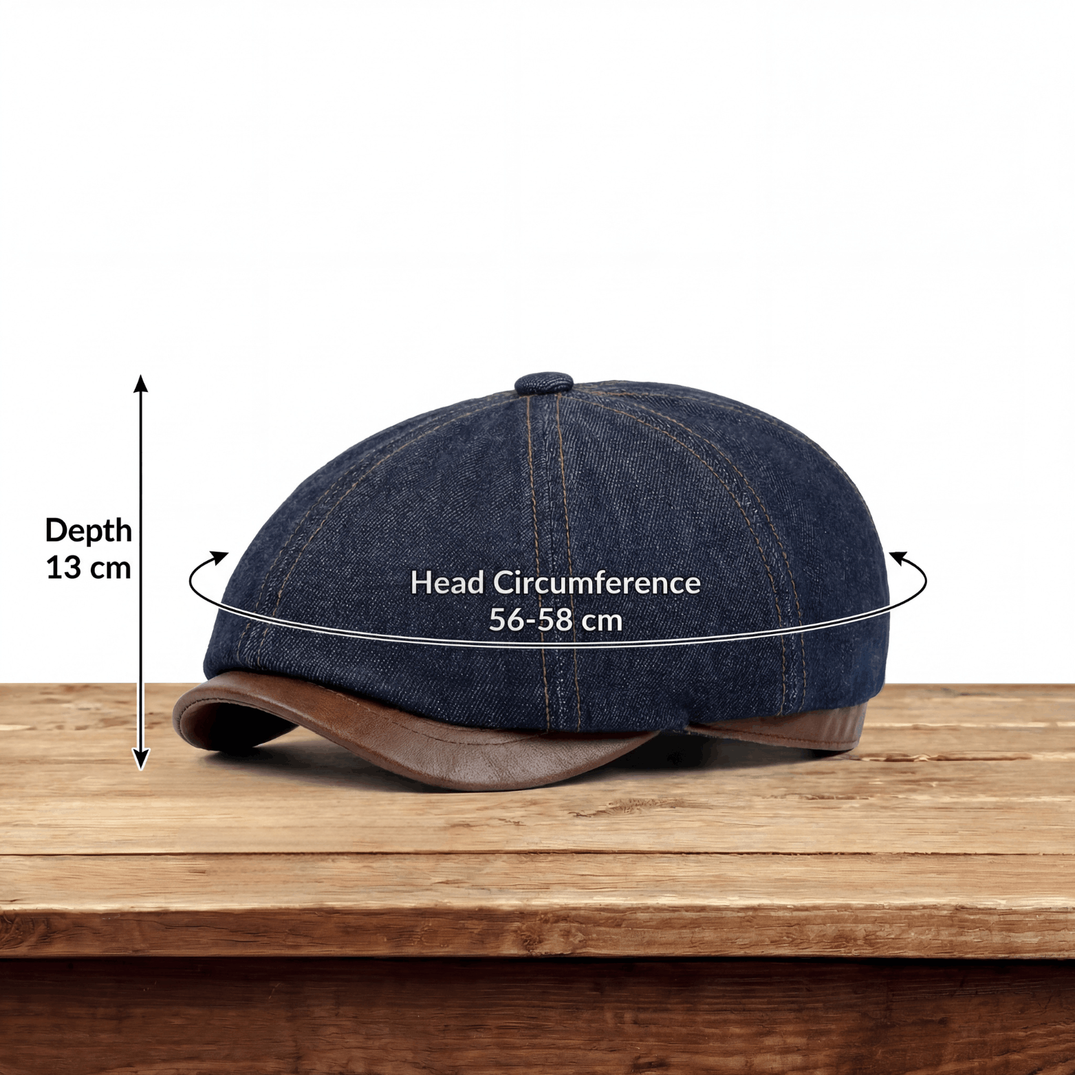Cappello in Denim da Lavoro