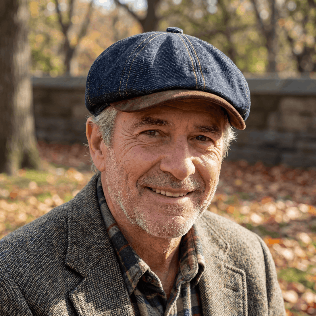 Cappello in Denim da Lavoro