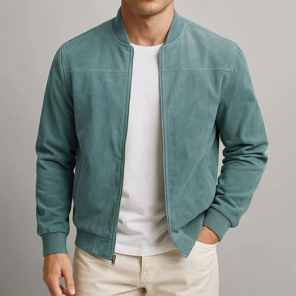 Riviera - Bomber in Camoscio