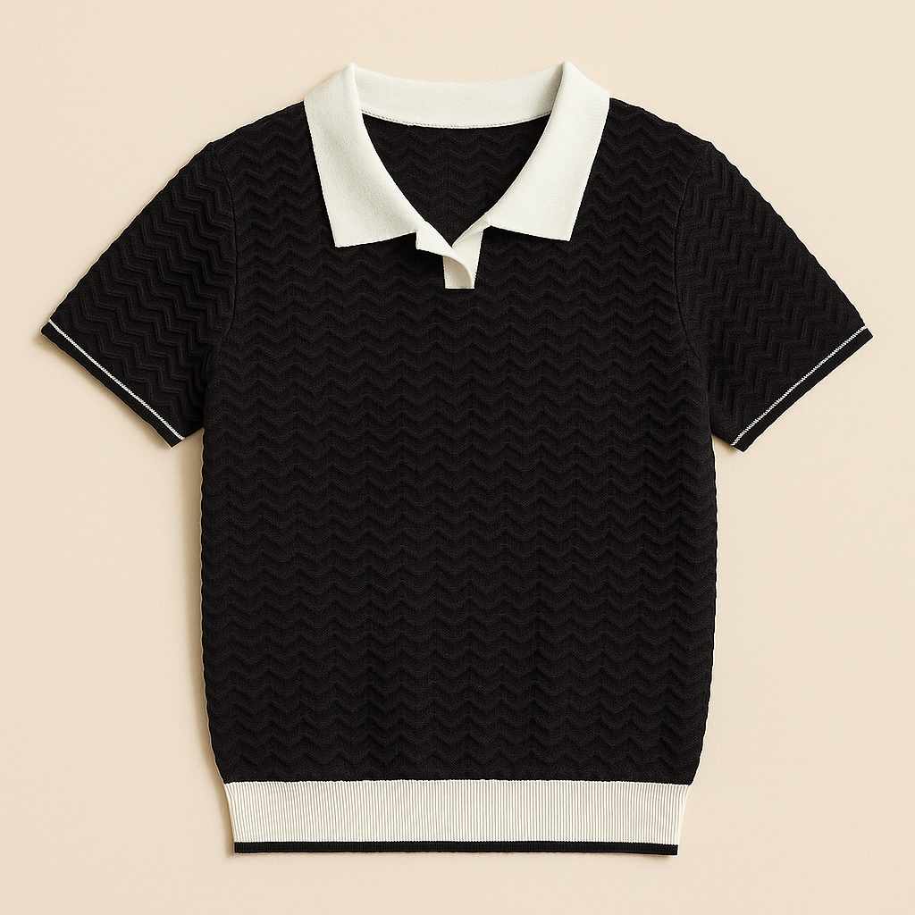 FRANCO MARINO | POLO SHIRT IN TESSUTO RICCIO DE