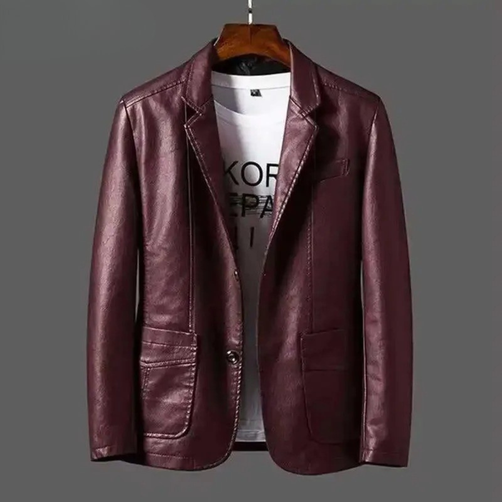 Giacca in pelle premium