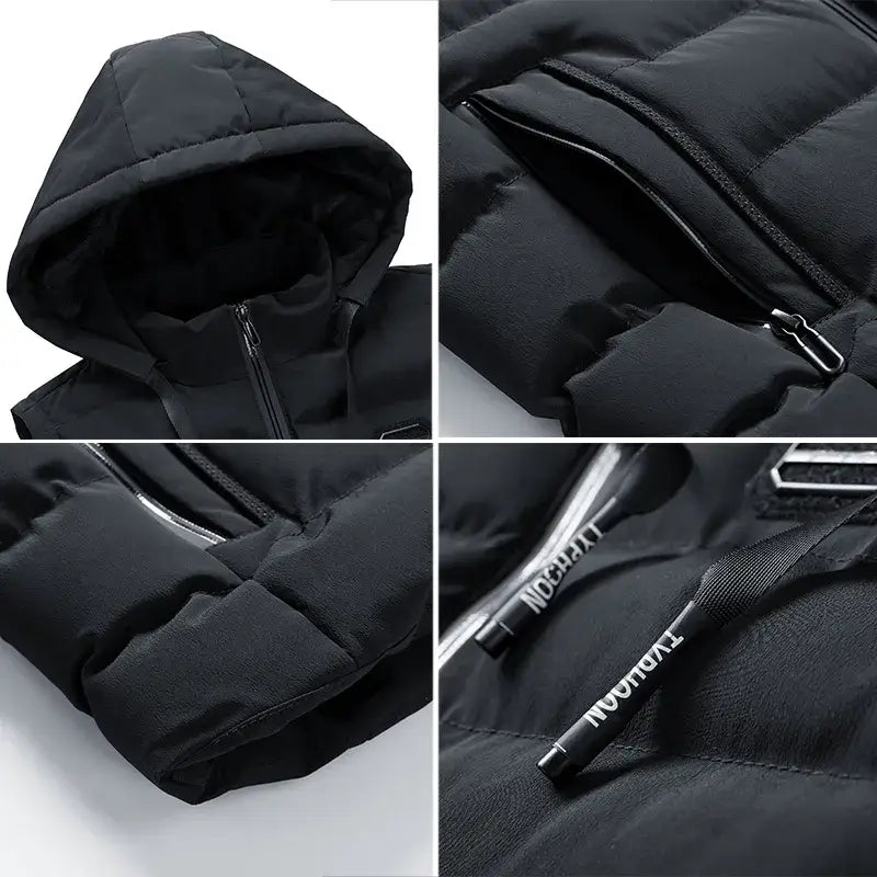Gilet con Cappuccio per Uomini