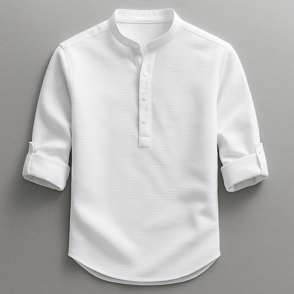 LAURENT MONACO | CAMICIA IN COTONE E LINO