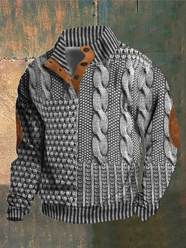 FRANCO MARINO | PULLOVER CALDO CON MOTIVO