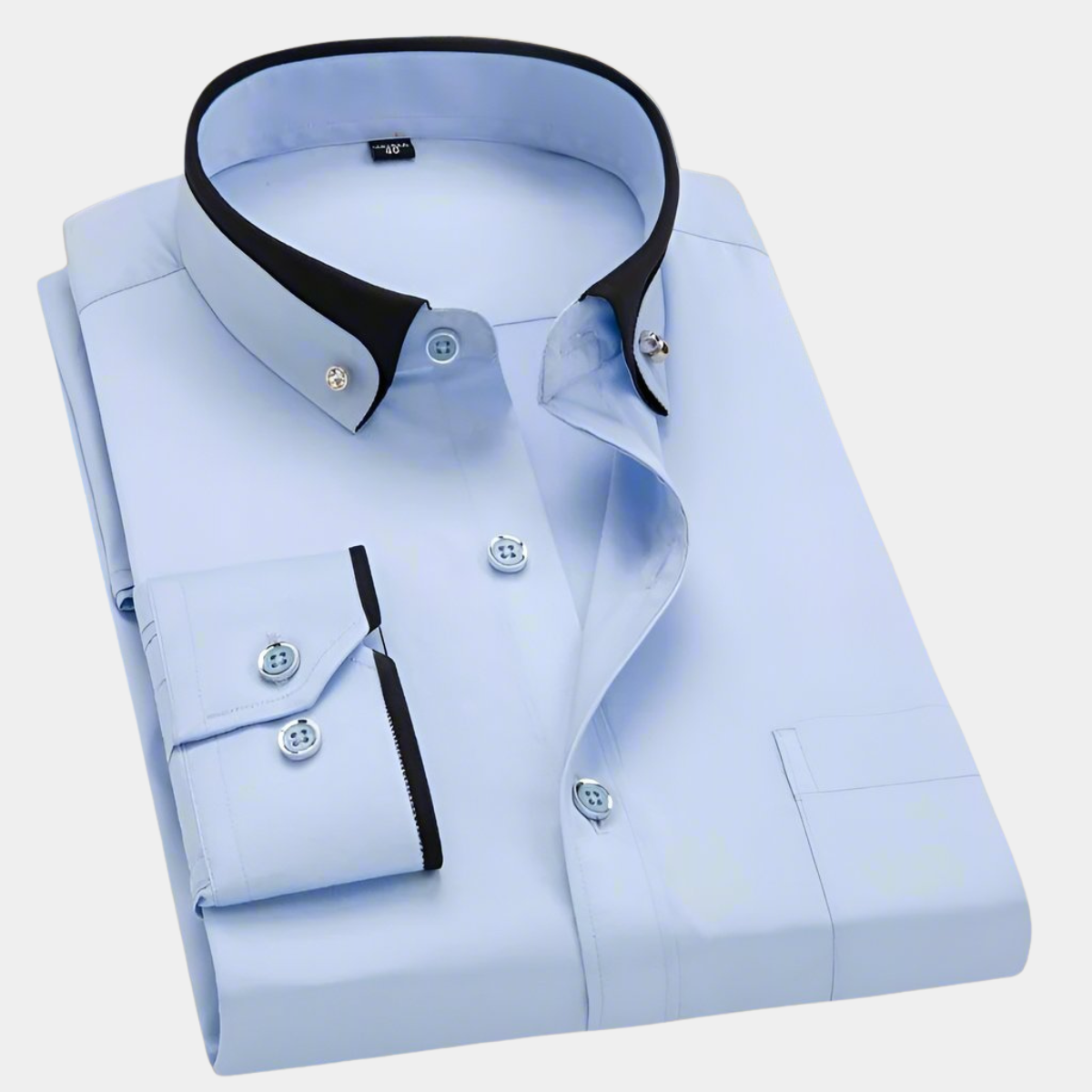 LAURENT MONACO | CAMICIA CLASSICA A MANICHE LUNGHE