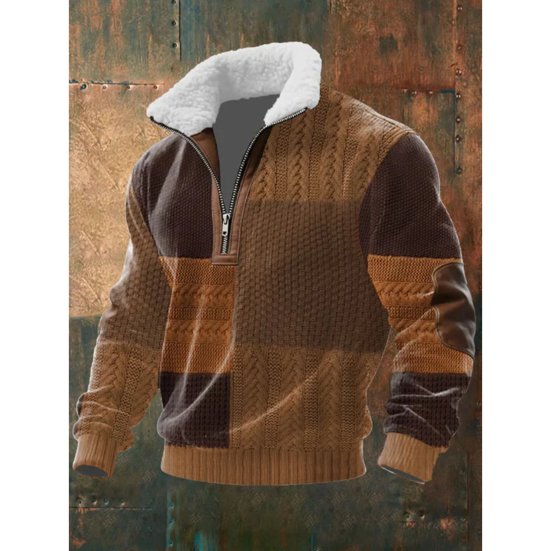 FRANCO MARINO | MAGLIONE CON COLLO ALTO IN POLARE