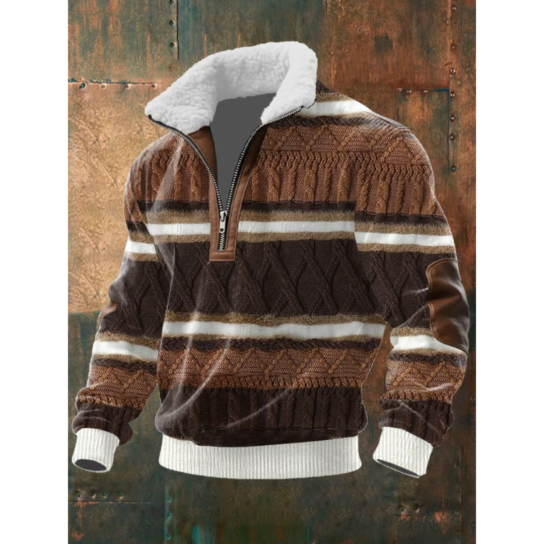 FRANCO MARINO | MAGLIONE CON COLLO ALTO IN POLARE