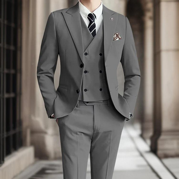 Set di Abito da Sposo Moderno per Uomo Classico