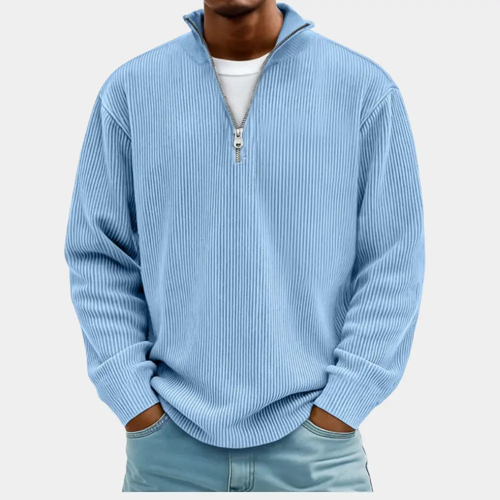 Adonis - Maglione Elegante con Collo Zip