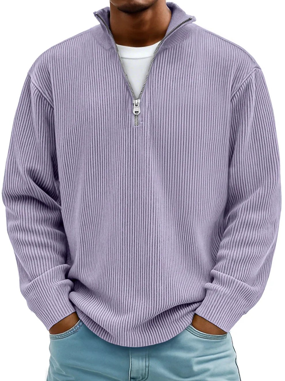FRANCO MARINO | MAGLIONE CON ZIP ALLA MODA