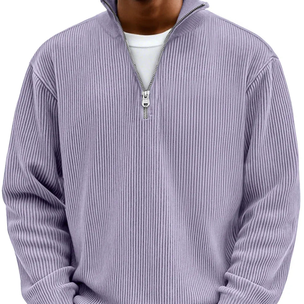 Adonis - Maglione Elegante con Collo Zip