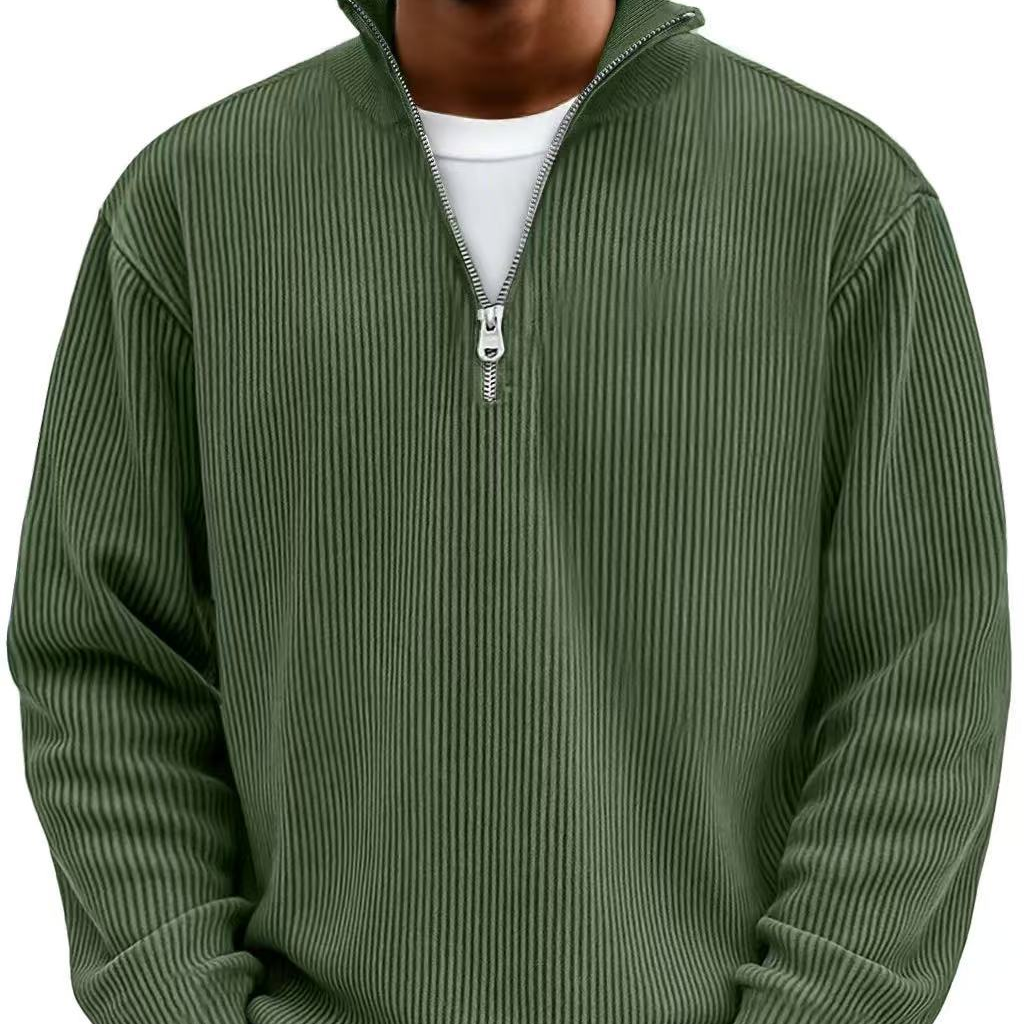 Adonis - Maglione Elegante con Collo Zip