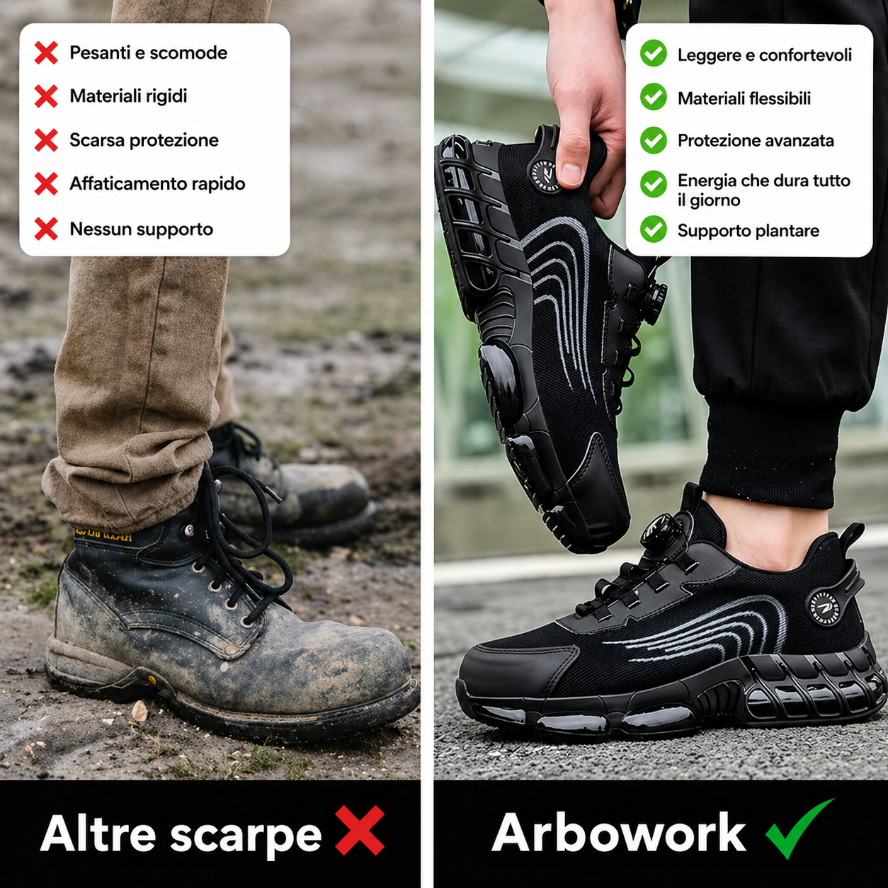 Vittorio – Scarpe da Lavoro Sicurezza Comfort