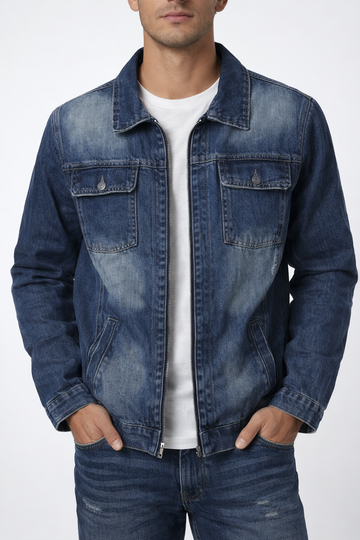 Carl - Giacca di jeans retro