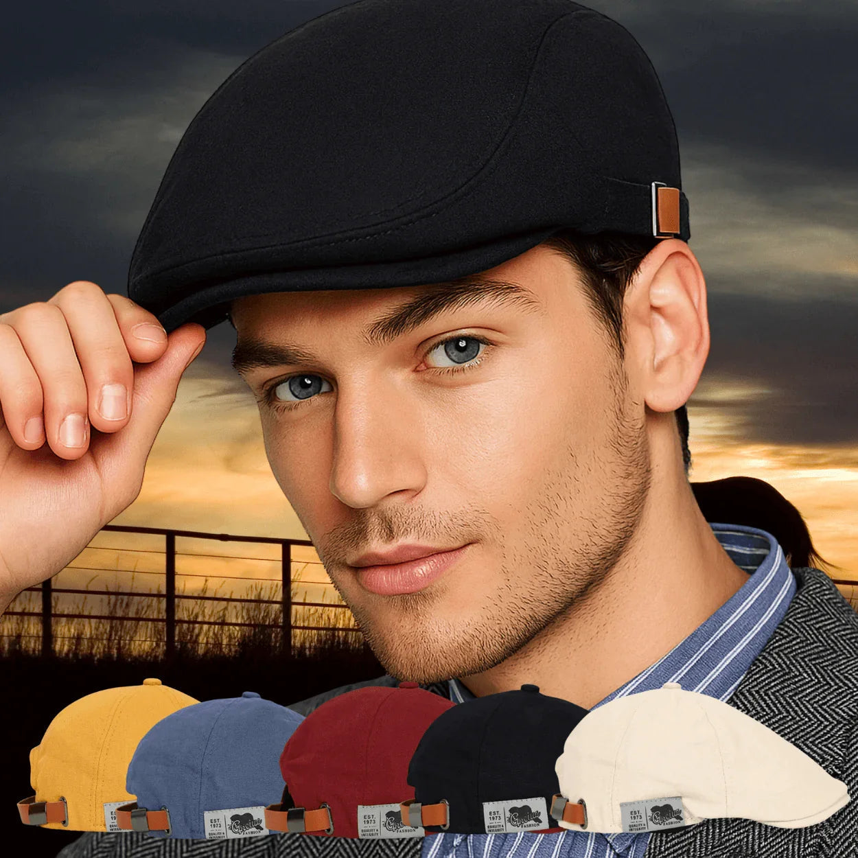 Patrimonio Urbano– Cappello a falda per uomini elegante