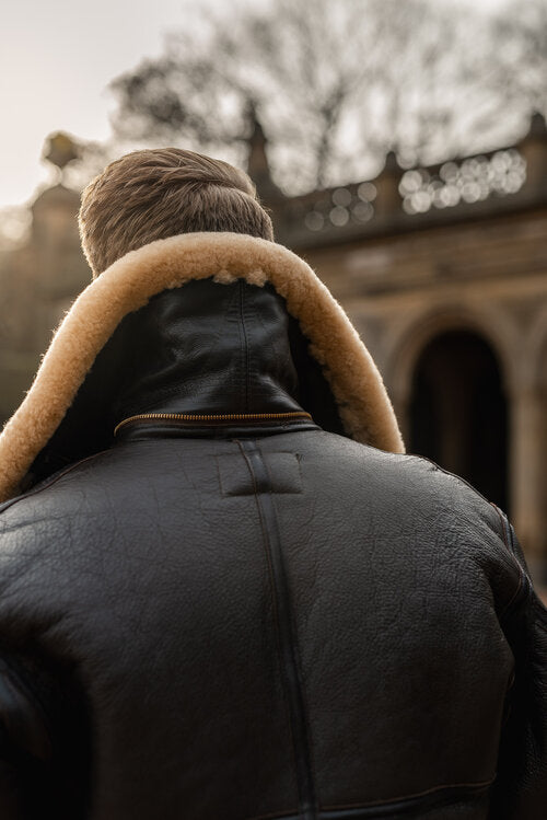 Raf - Giacca da pilota in shearling - Pelle