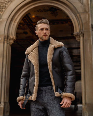 Raf - Giacca da pilota in shearling - Pelle