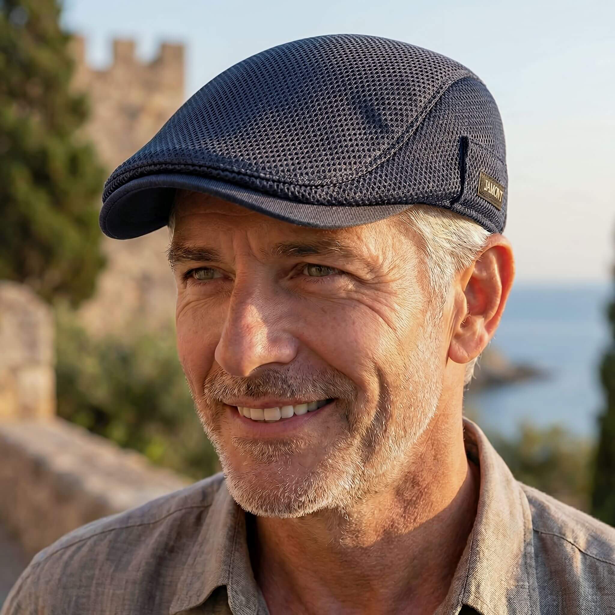 Cappello a Rete - Cappello casual piatto per uomini