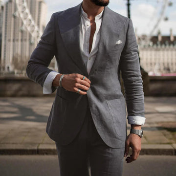 Completo da Uomo Monopetto Formale per Ospiti di Matrimonio | Set Due Pezzi