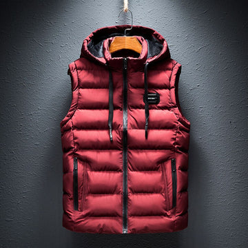 Gilet con Cappuccio per Uomini