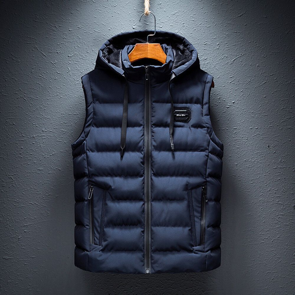 Gilet con Cappuccio per Uomini