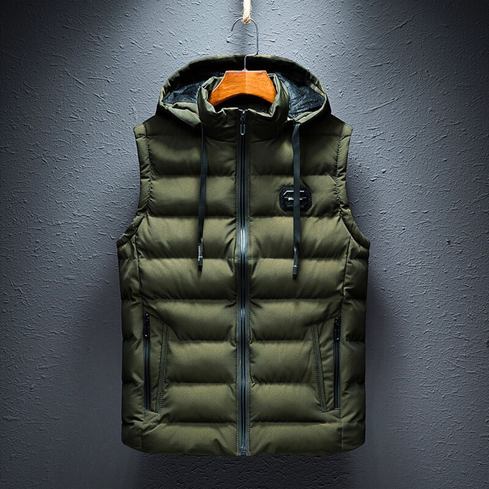 Gilet con Cappuccio per Uomini
