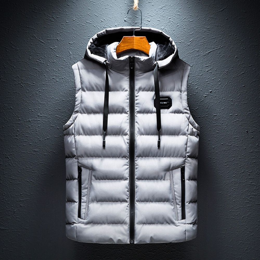 Gilet con Cappuccio per Uomini
