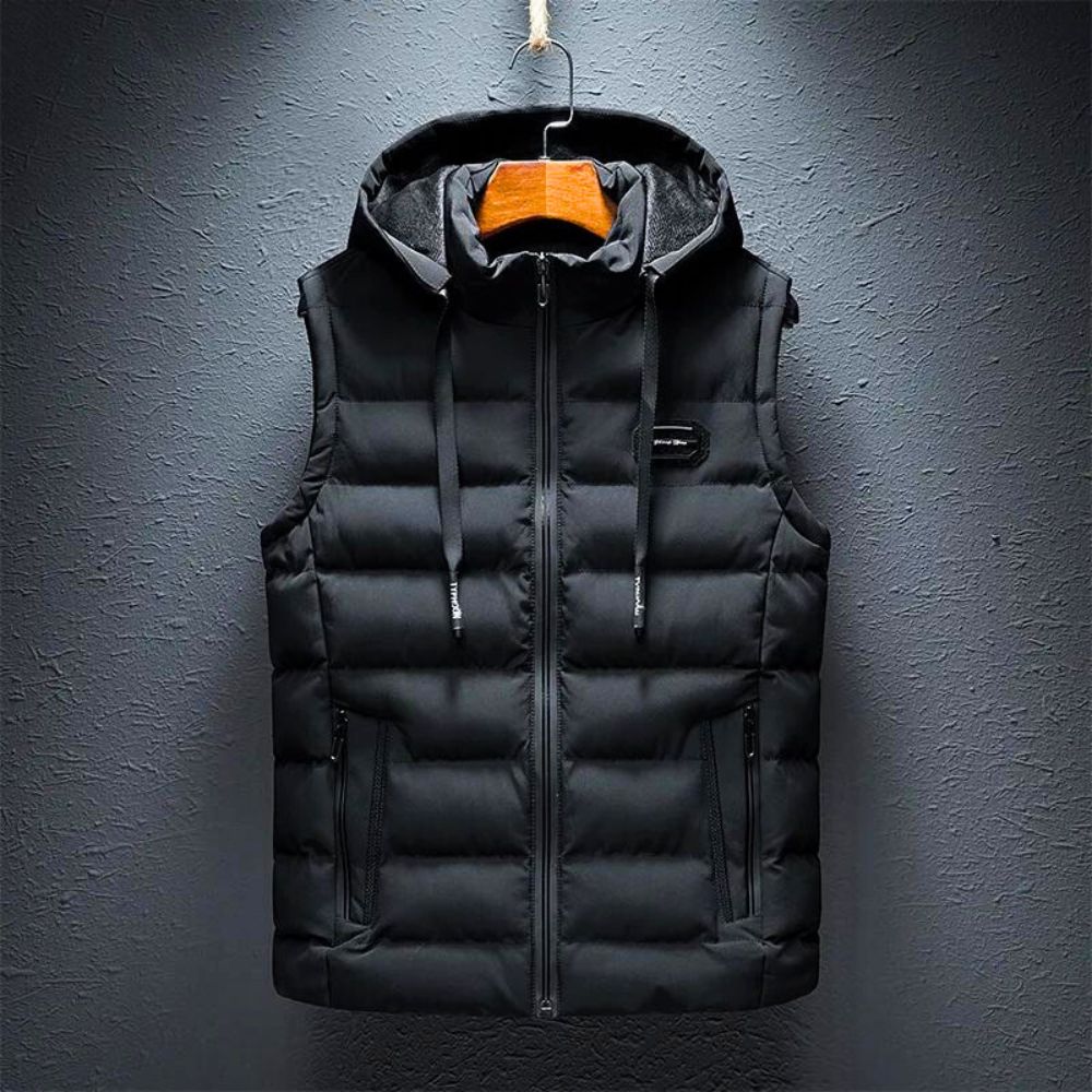 Gilet con Cappuccio per Uomini