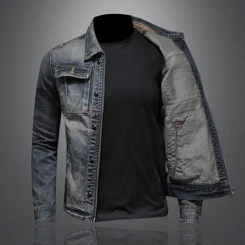 Carl - Giacca di jeans retro
