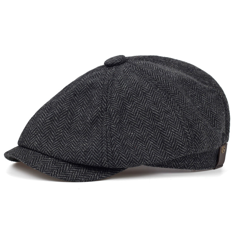 Cappello in Lana a Spina di Pesce