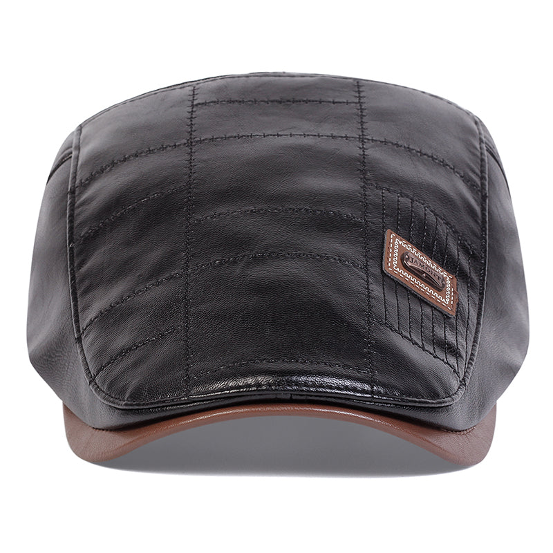 Cappello in Pelle Trapuntata