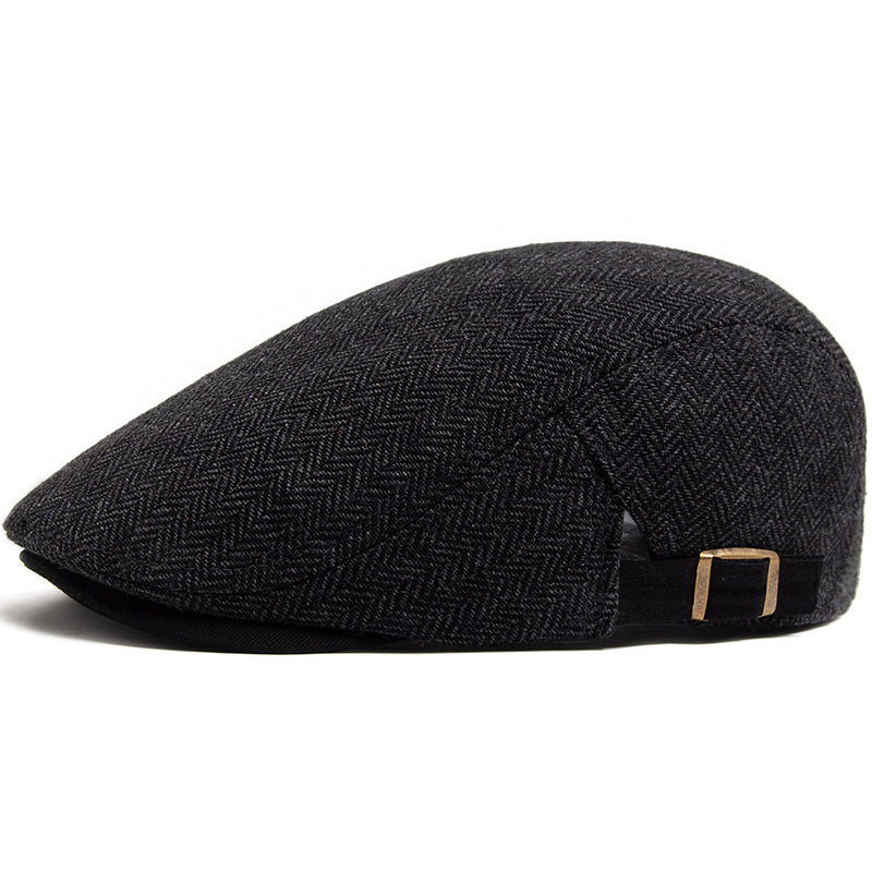Cappello Driver in Lana a Spina di Pesce