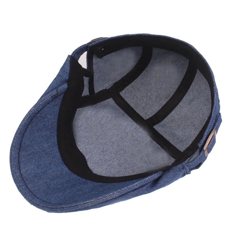 Cappello in Denim Grezzo