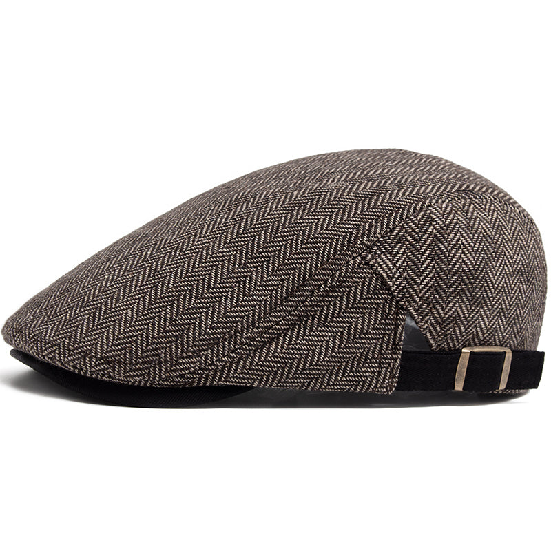 Cappello Driver in Lana a Spina di Pesce