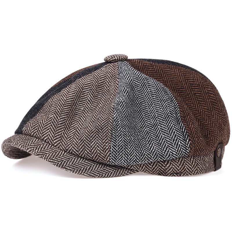 Cappello in Lana a Spina di Pesce