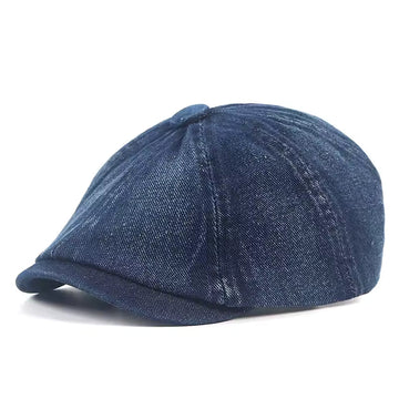 Cappello Newsboy in Denim