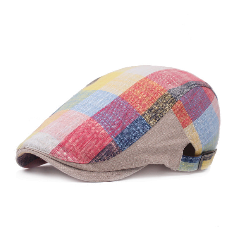 Cappello a Quadri Vintage