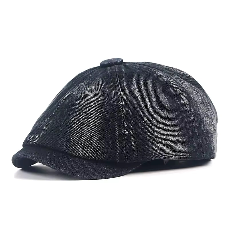 Cappello Newsboy in Denim