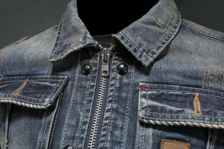 Carl - Giacca di jeans retro