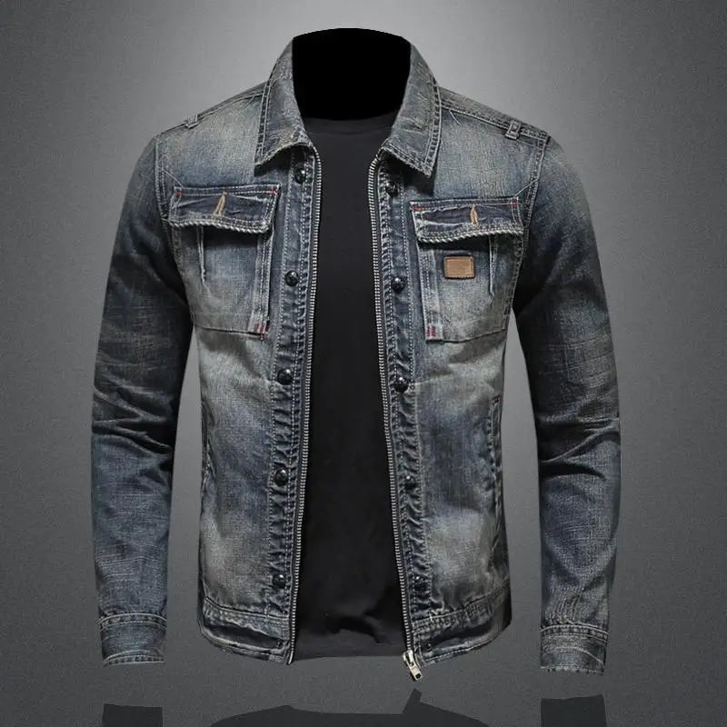 Carl - Giacca di jeans retro