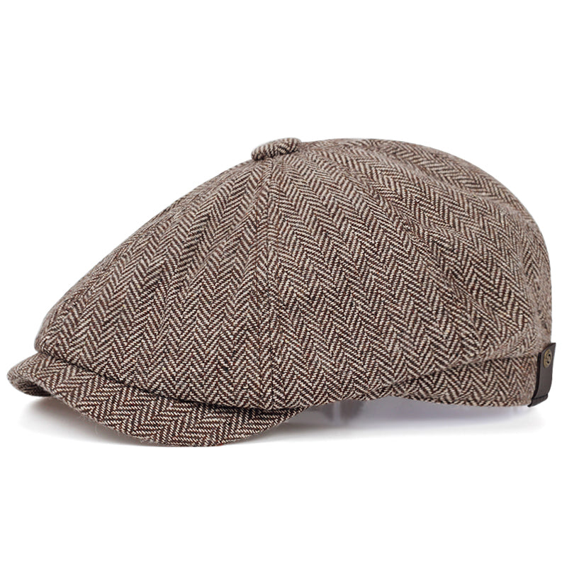 Cappello in Lana a Spina di Pesce