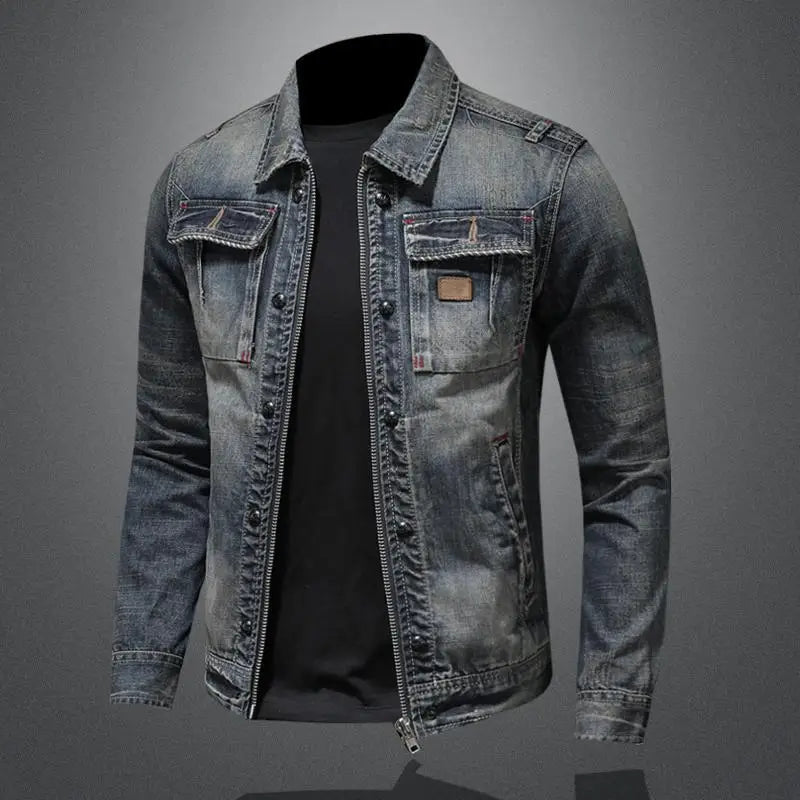 Carl - Giacca di jeans retro