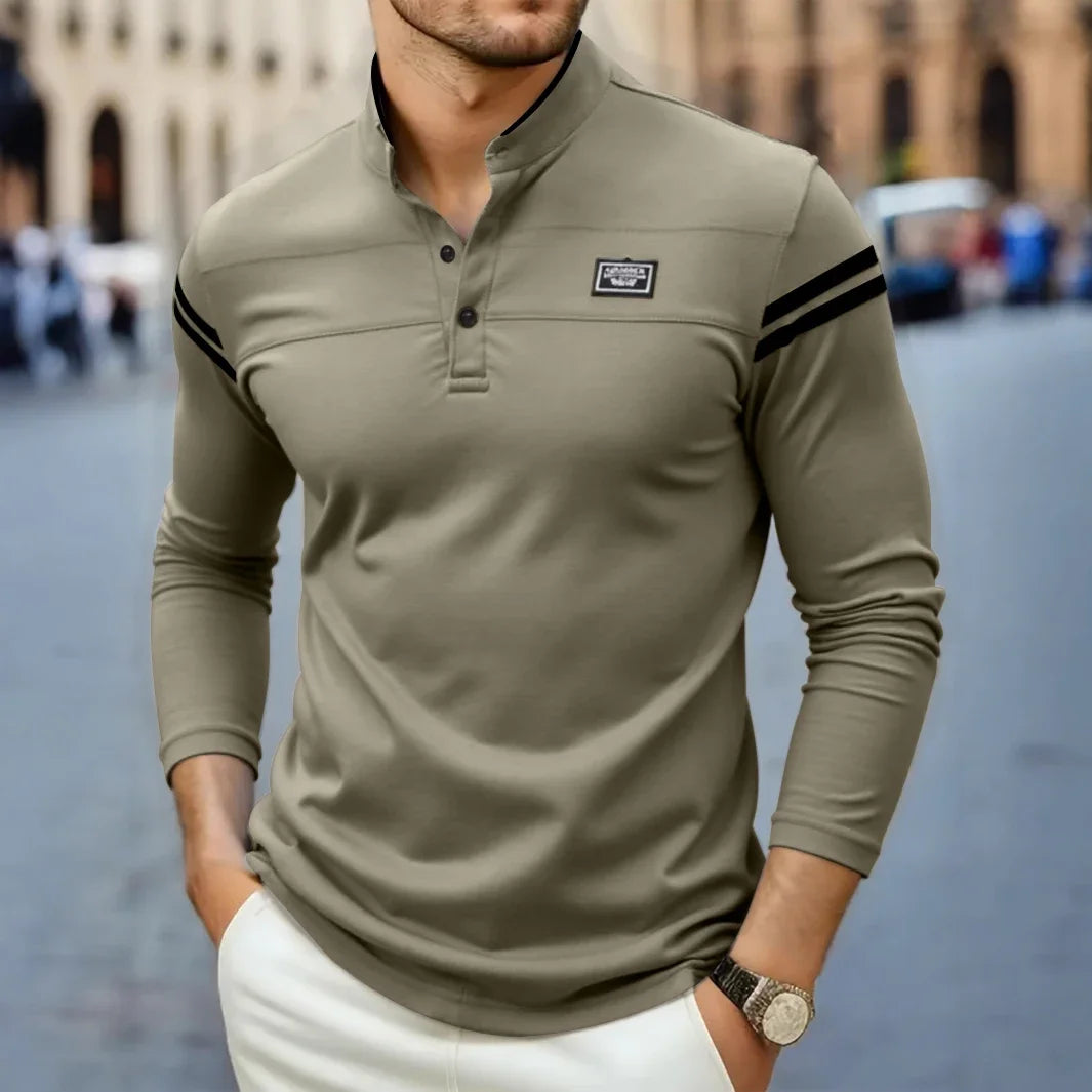 LAURENT MONACO | MAGLIA A MANICHE LUNGHE MODERNA PER UOMO