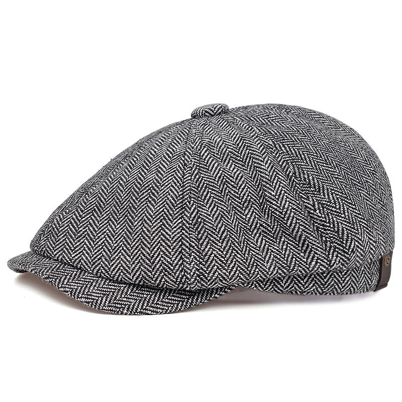 Cappello in Lana a Spina di Pesce