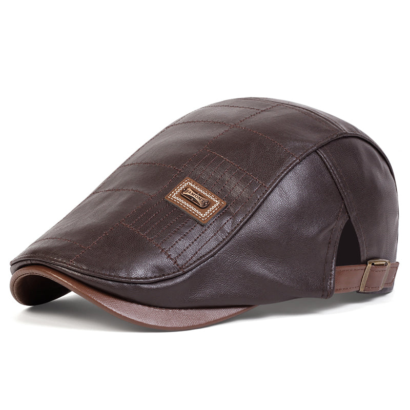 Cappello in Pelle Trapuntata