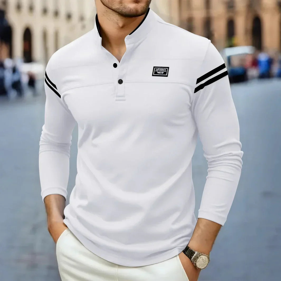 LAURENT MONACO | MAGLIA A MANICHE LUNGHE MODERNA PER UOMO