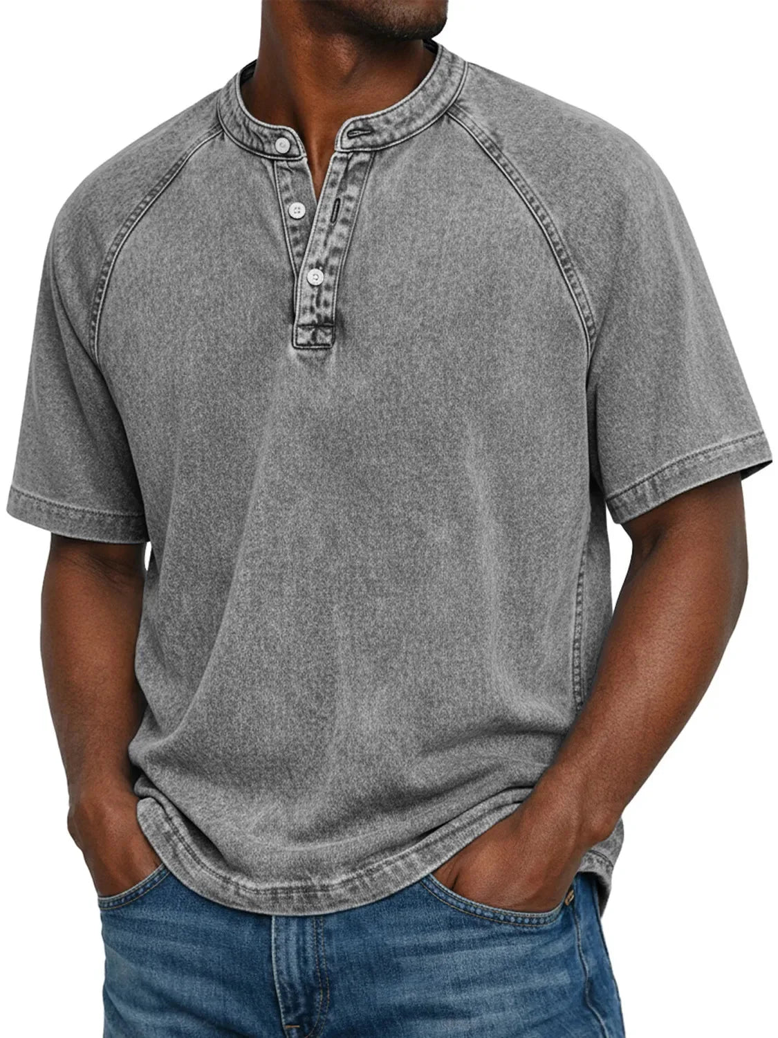 Pedro | Camicia vintage da uomo con bottoni