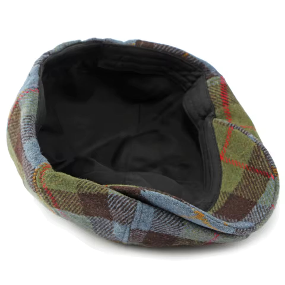 Cappello Newsboy a Quadri Invernale